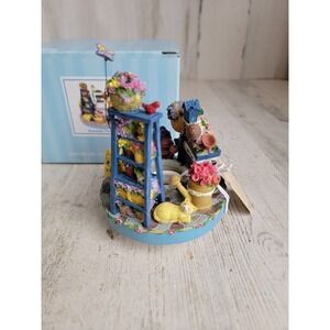 Old Virginia candle capper cover summer flowers cat unique decor